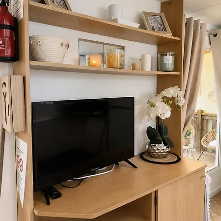 Campingplatz Mobil-home Le Voyageur Avec Clim - Piscines Incluses